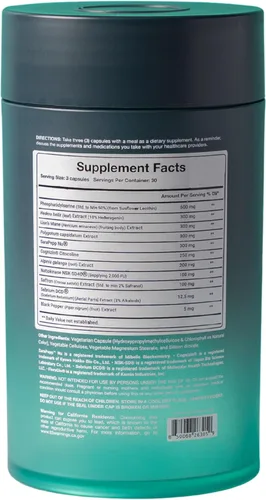 Vista 2 de Zenos Health MoodZen - Suplemento reductor de cortisol y apoyo para el estado de ánimo, potente suplemento de enfoque, fórmula natural para mejorar