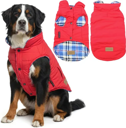 Vista 10 de Parisian Pet Suéteres de Navidad para Perros - Tipo Pullover, Suéter Azul para Perro con Cuello de Tortuga - Suéter Grueso de Punto Trenzado