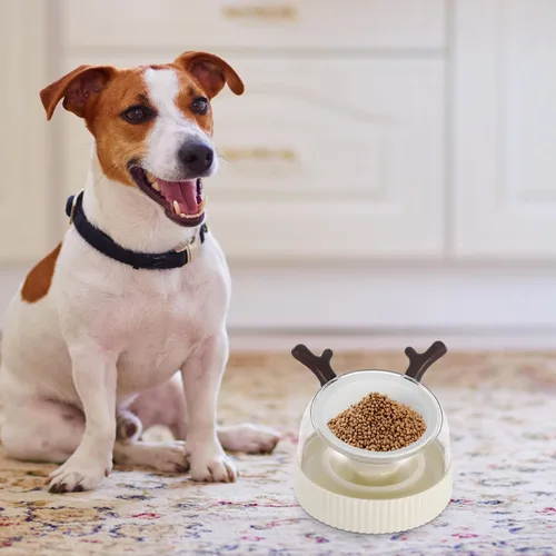 Vista 6 de Ceramic Slow Feeder PET Bowl for Cats and Dogs Anti Spill Dish