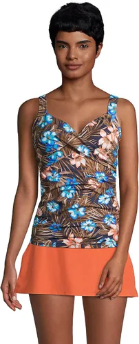 Vista 3 de Lands' End Traje de baño tipo tankini con aros para mujer