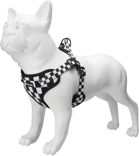 Vista 4 de Jack & Bully Arnés para perro, chaleco sin tirones, de neopreno ajustable, suave con malla transpirable, para todo tipo de clima, bulldog francés