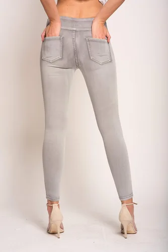 Vista 2 de LIOR PARIS Jane Power Stretch Concrete Grey Jeans