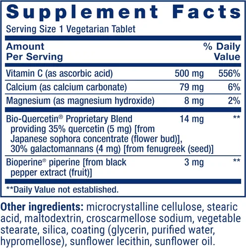 Vista 3 de Life Extension Fitosoma Fast-C y Bio-Quercetina – Entrega rápida y absorción Suplemento de vitamina C para un apoyo inmunológico óptimo – Sin