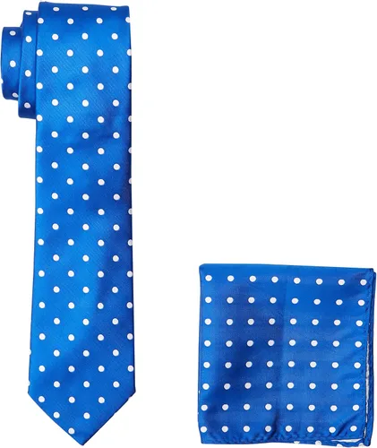 Vista 8 de Stacy Adams Conjunto de corbata de punto satinado para hombre
