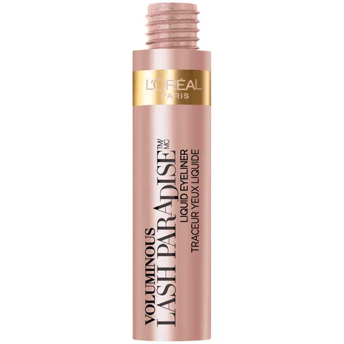 Vista 6 de L'Oreal Paris Cosmetics Voluminous Lash Paradise - Delineador de ojos líquido, oro rosa, 0.05 onzas líquidas