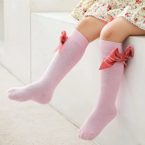 Vista 3 de Calcetines hasta la rodilla para niñas de 0 a 7 años