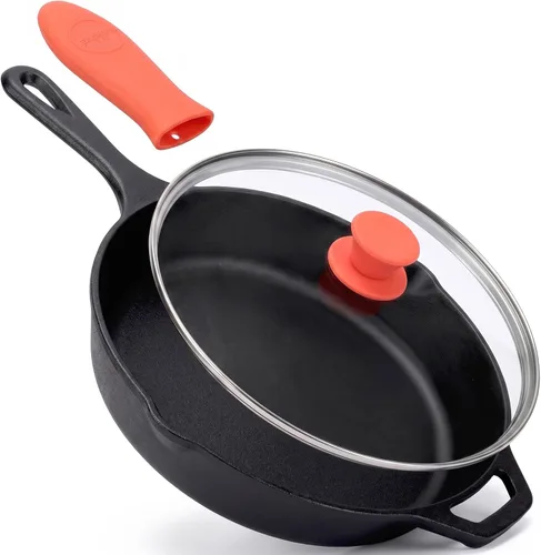 Vista 8 de NutriChef 10 "Pre-sazonado de hierro fundido PFOA-Free Horno Cocina Nón
