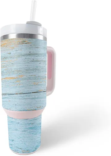 Vista 31 de MightySkins Skin - Vaso de vinilo compatible con Stanley The Quencher H2.0 FlowState de 40 onzas, Crazy Tikis, protectora, duradera y única, fácil
