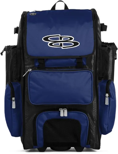 Vista 69 de Boombah Rolling Superpack - Bolsa para equipo de béisbol/sóftbol, varios colores, mango telescópico y capacidad para 4 murciélagos, versión