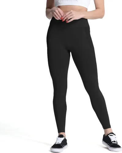 Vista 2 de Aoxjox Leggings sin costuras para mujer, control de abdomen, entrenamiento, gimnasio, fitness, deporte, yoga, pantalones