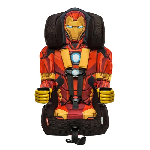 Vista 6 de KidsEmbrace - Asiento elevador de seguridad para niños 2 en 1 con arnés para automóvil, Batman de DC Comics, negro (3001BAT)