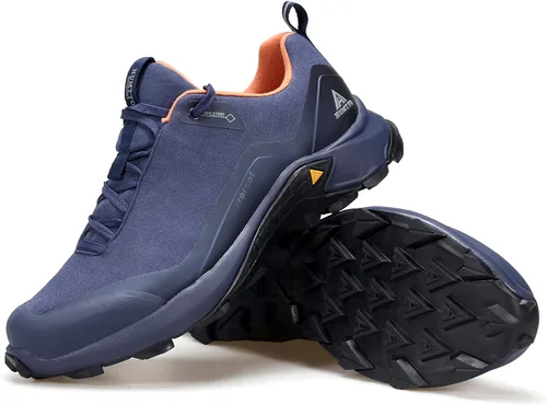 Vista 5 de HUMTTO Zapatos de senderismo impermeables para todo terreno, ligeros, transpirables, para senderismo, senderismo, antideslizantes, para exteriores