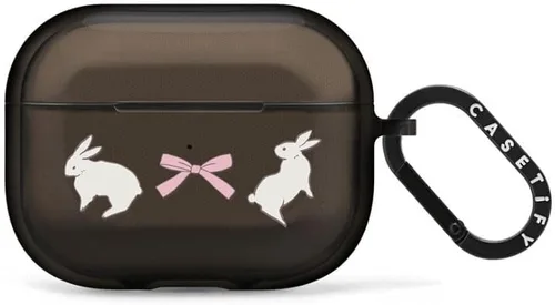 Vista 23 de CASETiFY Impact Airpods Pro (3ª) - Funda con anillo, color negro