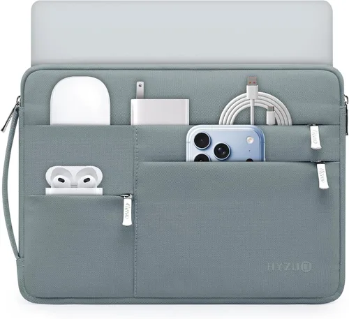 Vista 8 de HYZUO Funda para portátil de 14-15 pulgadas para MacBook Air 15 M5, color Arena