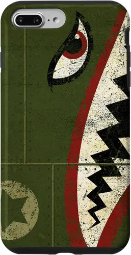 Vista 12 de WWII P-40 Fighter Plane Shark Mouth Warbird Nose Art Case for iPhone 17