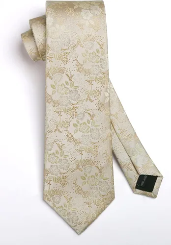 Vista 117 de Corbatas florales tejidas clásicas para hombre, corbata cuadrada de bolsillo, corbatas formales para hombres, boda con pañuelo