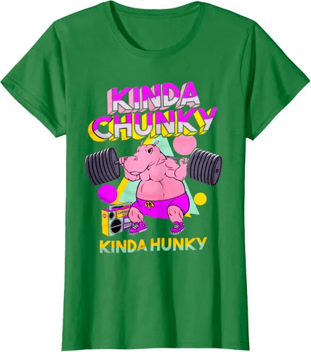 Vista 29 de Kinda Chunky Kinda Hunky, camiseta de gimnasio para culturismo, Negro
