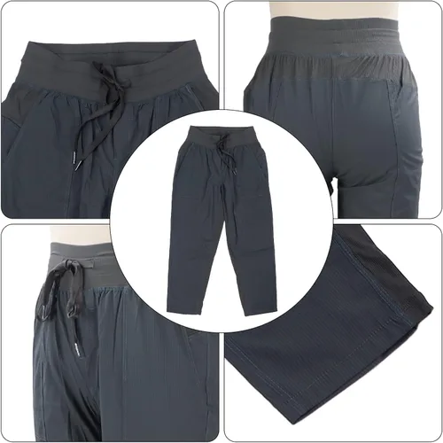 Vista 6 de Betued Com, Fitness Jogging Pants fortable Yoga Pants Breathable Quick Dry Sweatpants Sweatpants Women Casual Drawstring Nylo