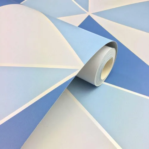 Vista 9 de Fine Decor Wallcoverings FD41993 UK Apex Geo - Papel pintado de pared lateral, oro rosa, rollo completo, 33.0 ft* 20.5 in