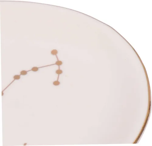 Vista 5 de USHOBE Jewelry Tray Astrology Ring Dish Ceramic Ring Dish Trinket Tray Necklace Ring Dish Jewelry Organizer Dish Jewelry Plates Miss Necklace Holder