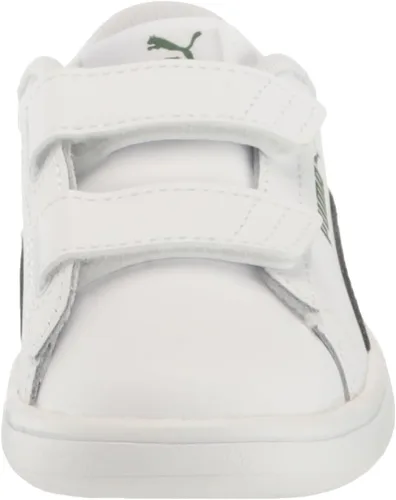 Vista 2 de PUMA Tenis unisex Smash 3.0 de cuero con velcro para niños