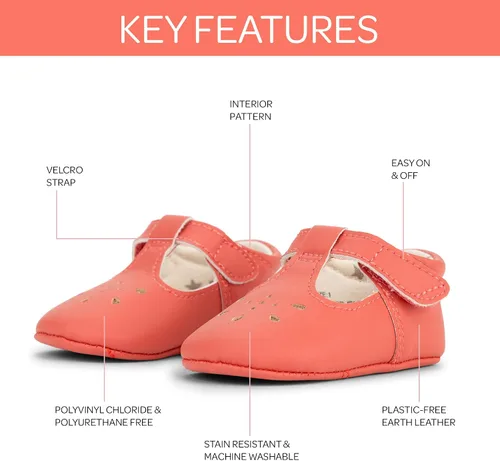 Vista 3 de JuJuBe Eco Steps Mary Jane - Zapatos de piel vegana