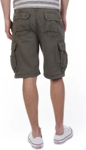 Vista 3 de Unionbay Survivor pantalones cortos de cargo con cinturón para hombre