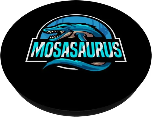 Vista 2 de Sea-Rex Dino Future Paleontólogo Dinosaurio Mosasaurus PopSockets PopSockets intercambiable PopGrip