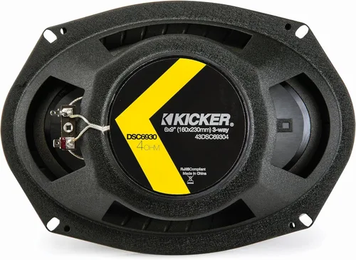 Vista 8 de KICKER DSC6930 6x9-Inch (6.299x9.055 in) Altavoces de 3 vías, 4 ohmios