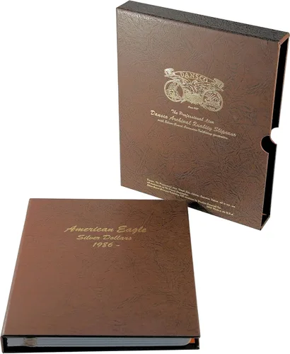 Vista 12 de Dansco Álbum de monedas de águila de plata estadounidense estadounidense 1986 hasta la fecha #7181