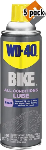 Vista 8 de WD-40 Bike - Lubricante para bicicletas de todas las condiciones, limpiador para bicicletas, desengrasante, lubricante seco y húmedo
