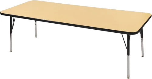 Vista 20 de Norwood Commercial Furniture - Mesa de actividades para el aula de altura ajustable para niños y adultos, mesa de actividades cuadrada