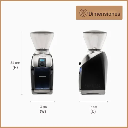 Vista 6 de Baratza Virtuoso+ Molinillo de café ZCG587BLK, Negro