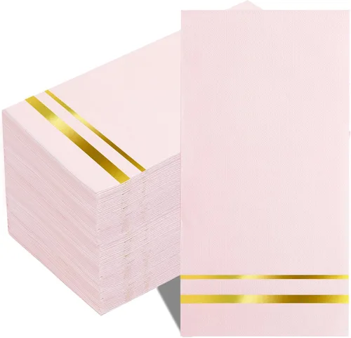 Vista 11 de bUCLA 100 Unidades de Servilletas de Papel Negras de 3 Capas - Servilletas de Papel Negras Desechables de Calidad Premium, Absorbentes para Cocina