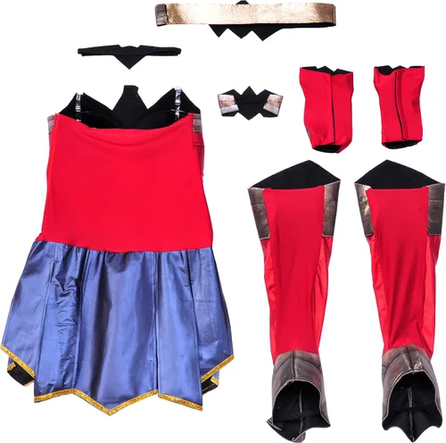Vista 3 de Secret Wishes - Disfraz de mujer maravilla con botas