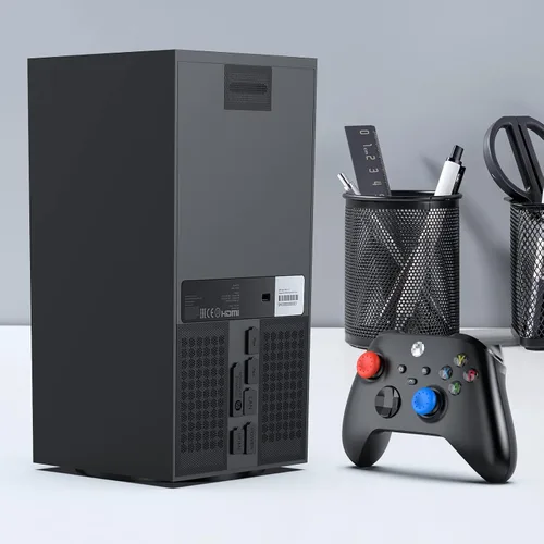 Vista 4 de Cubierta de filtro de polvo para Xbox Series X con tapones de polvo de goma cubierta de filtro a prueba de polvo tapones de polvo de silicona