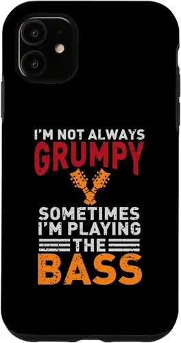 Vista 6 de Funda para iPhone 15 Pro Max Bass Guitar Player Funny Retro Music Electric Guitar Bassist