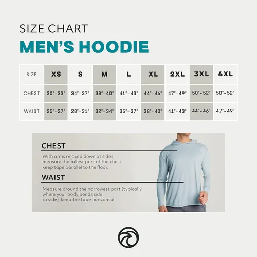 Vista 5 de Vapor Apparel Sudadera con capucha de manga larga con protección solar UPF 50+ para hombre y estilo de vida al aire libre