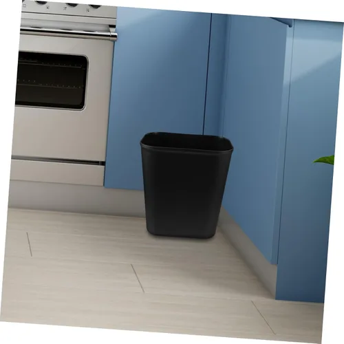 Vista 2 de Ahorro de espacio 15l papelera inteligente oficina papelera para escritorio baño cocina dormitorio negro