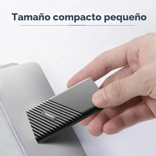 Vista 7 de fanxiang SSD externo portátil de 500 GB, hasta 2000 MB/s, unidad externa de estado sólido USB C, disco duro externo, USB 3.2 Gen2*2 Type-C SSD