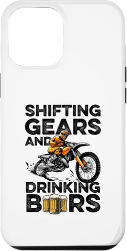 Vista 6 de Funda para moto de motocross para iPhone 15 y cerveza para motocross