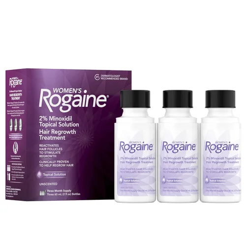 Vista 7 de Solución Rogaine para mujer, suministro para un mes