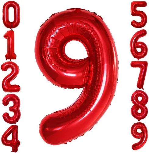 Vista 427 de Goer, conjunto de globos de papel aluminio para decoraciones de cumpleaños, globos de las letras de feliz cumpleaños y de números Oro