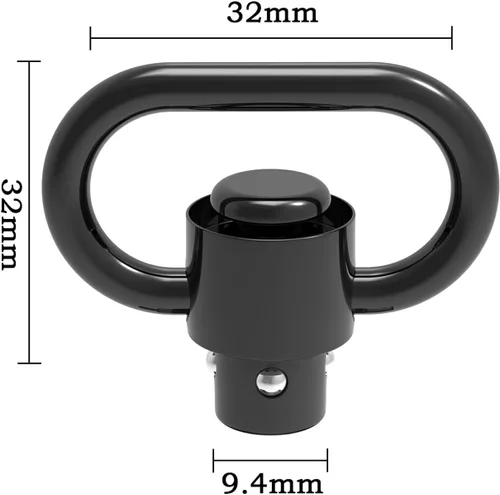 Vista 2 de QD Sling - Soporte giratorio de 1.25 pulgadas, resistente para dos puntos y soporte giratorio tradicional