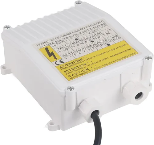 Vista 6 de Caja de control para bombas sumergibles y pozos profundos - Controlador externo (1.5KW, 50uf, 13A, enchufe de EE. UU., 110V)
