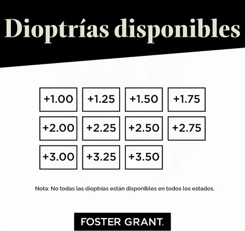 Vista 8 de Foster Grant Gafas de lectura rectangulares Lamar para hombre