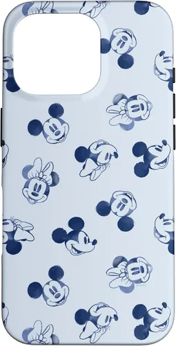 Vista 20 de Funda retro para iPhone 16 Disney Minnie y Mickey Mouse Icon Faces Vintage Art Retro