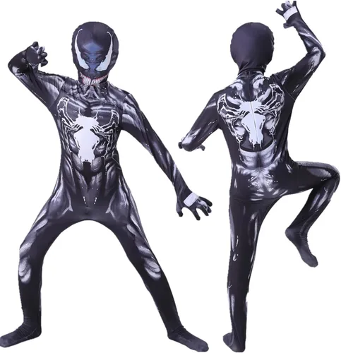 Vista 2 de Superhero Kids Bodysuit Costumes Spandex Halloween Cosplay Costumes