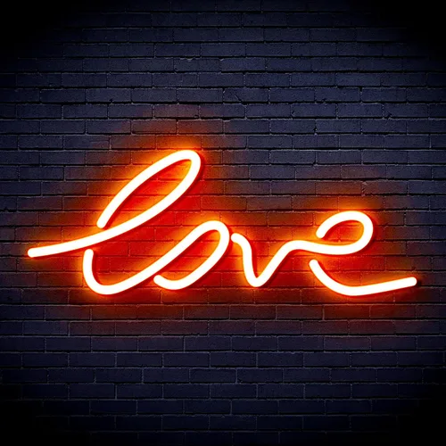 Vista 13 de AdvPro Señal de neón LED de silicona Love Flex - Azul - st16s42-fnu0202-b