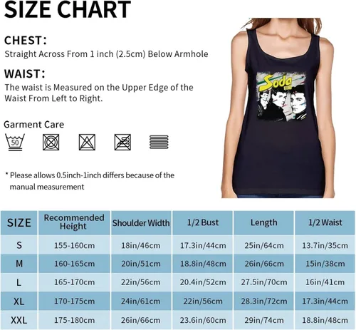 Vista 2 de Soda Stereo Soda - Camiseta sin mangas para mujer, ajuste holgado, informal, sin mangas
